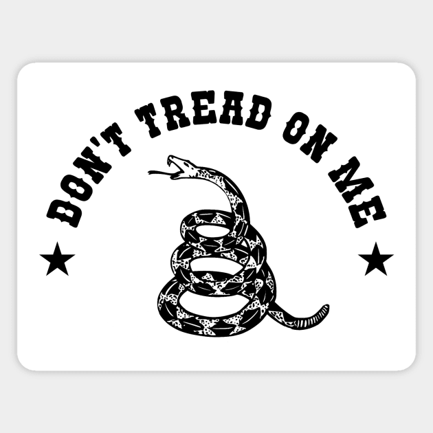 Don't tread on me Sticker by pplotaz